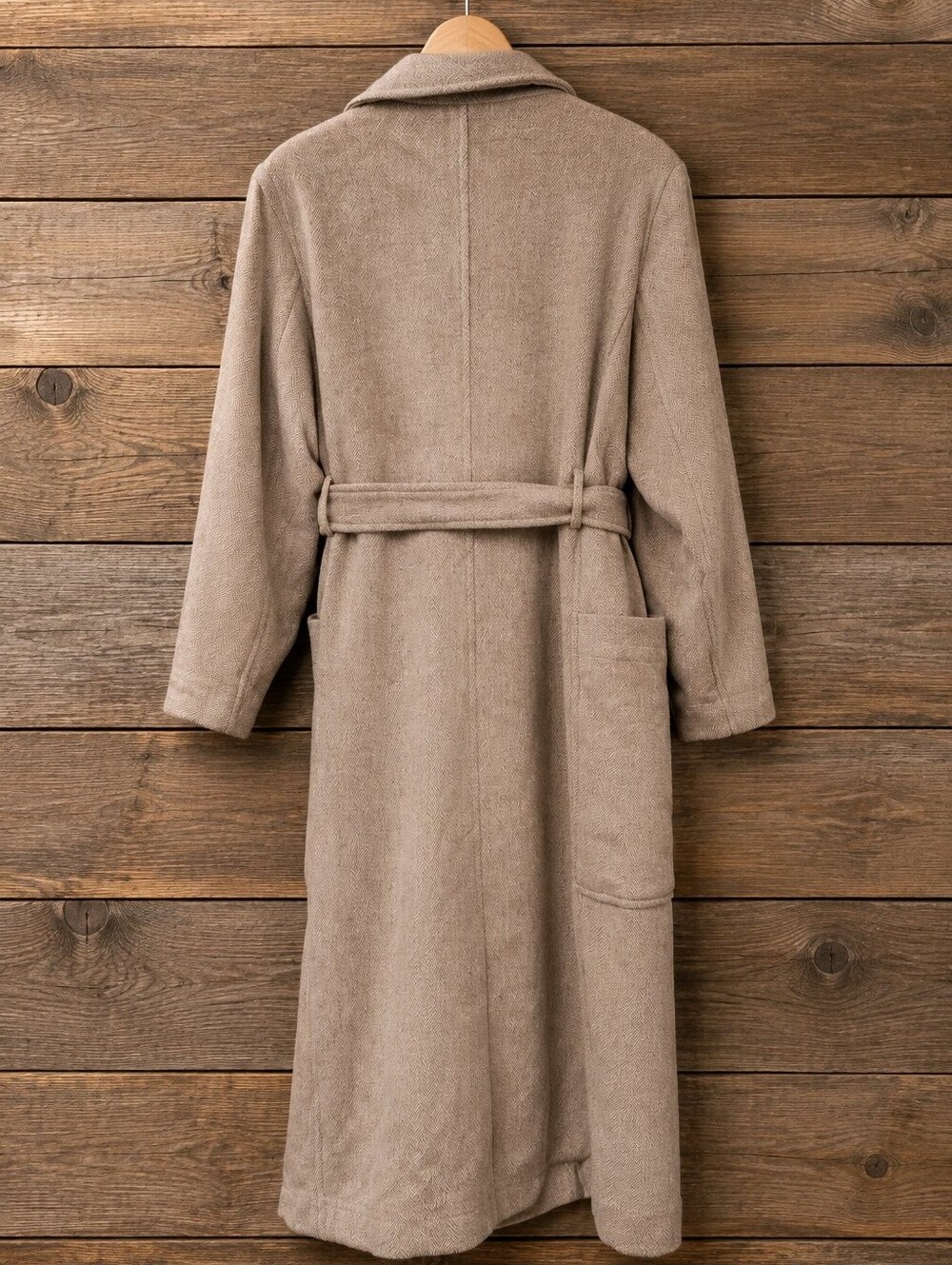 Bernardo Cream Long Wool-Blend Double-Breasted Belted Trench Coat Sz XXL - Picture 2 of 16